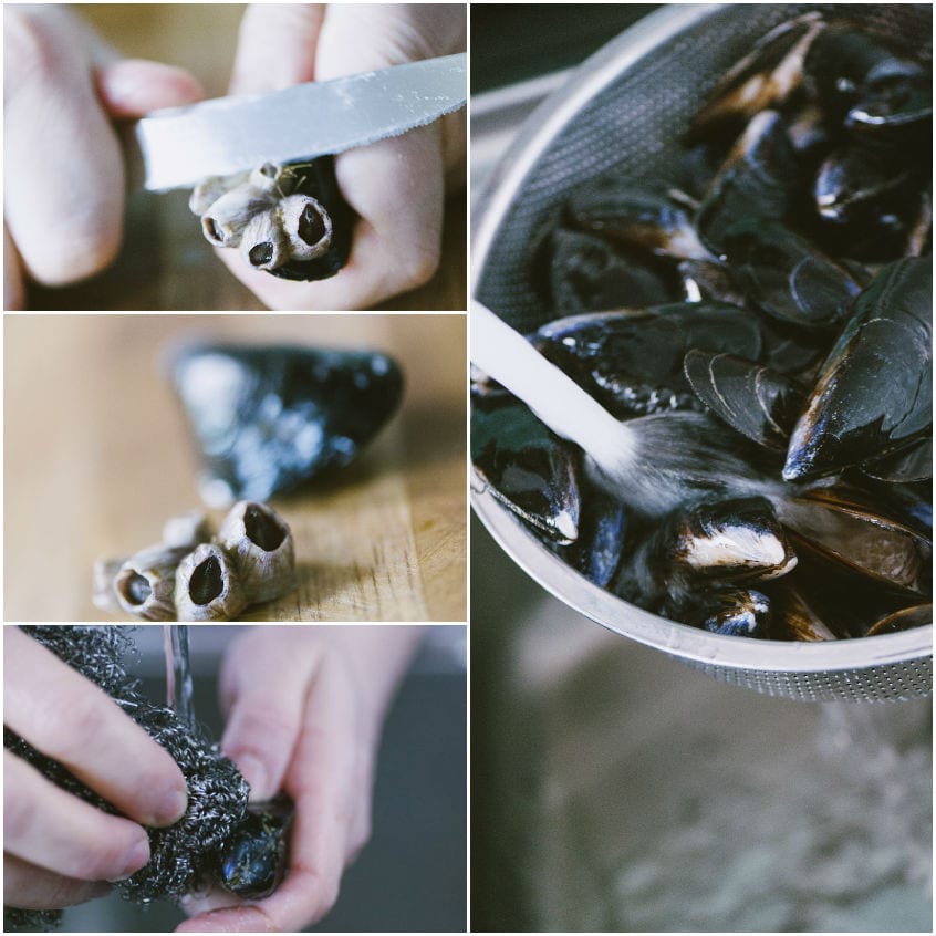 Come pulire le cozze 