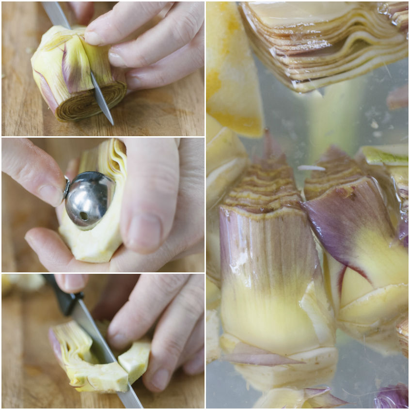 Come pulire i carciofi