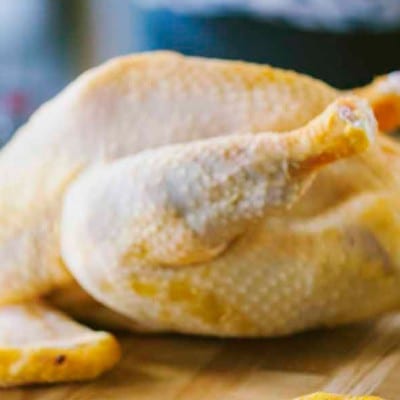 Come pulire il pollo intero