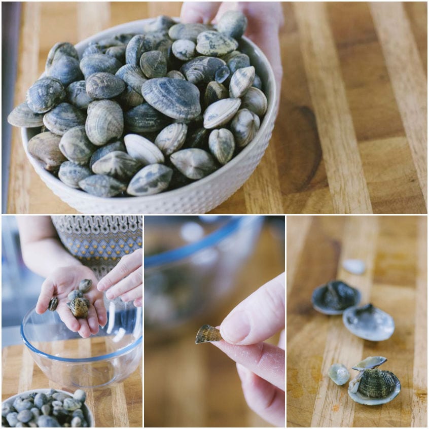 Come pulire le vongole