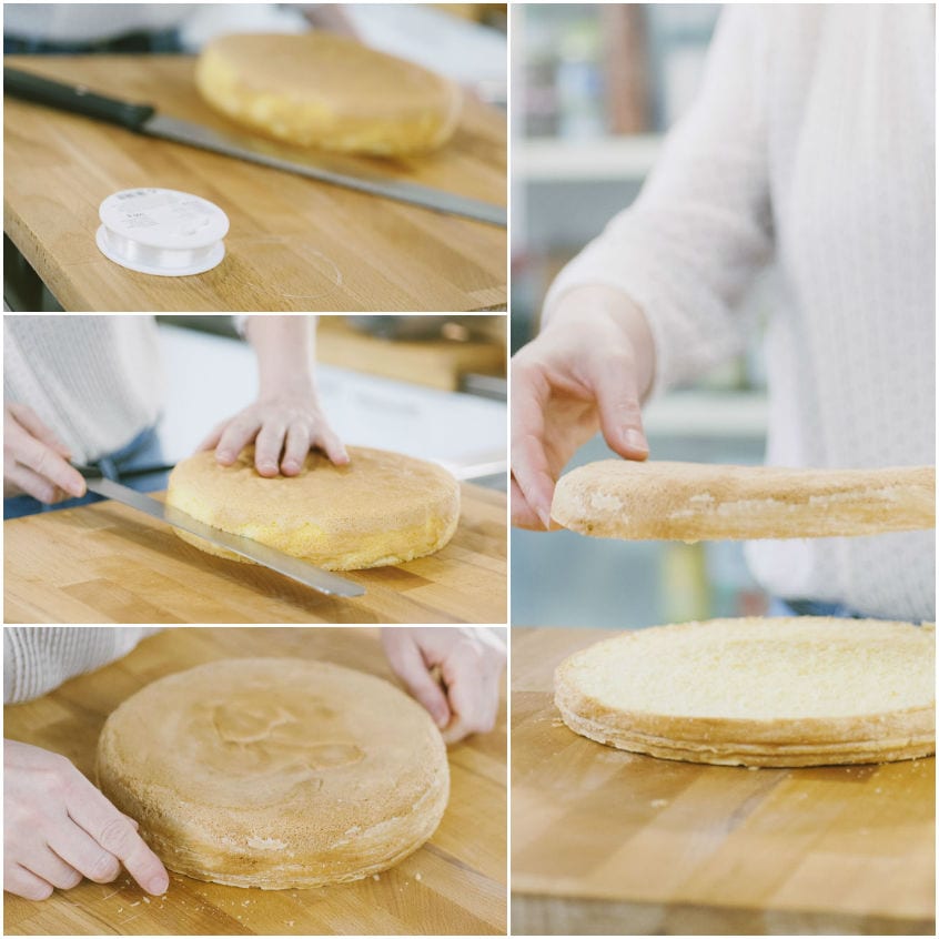 Come tagliare il pan di Spagna