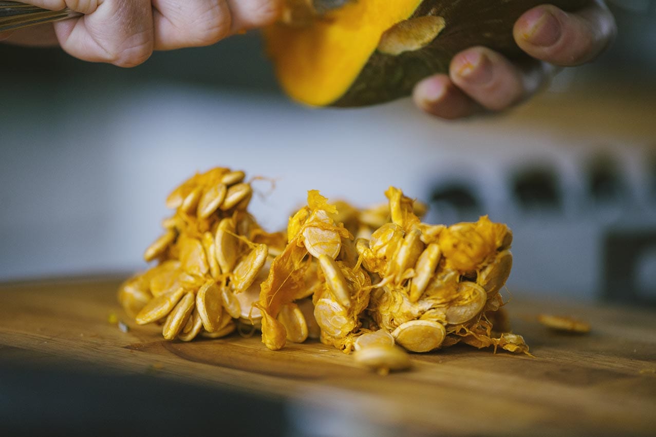 Come pulire e tagliare la zucca