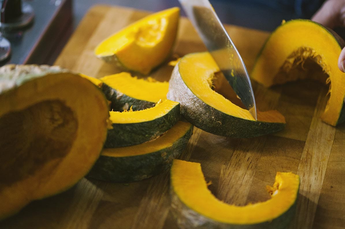 Come pulire e tagliare la zucca