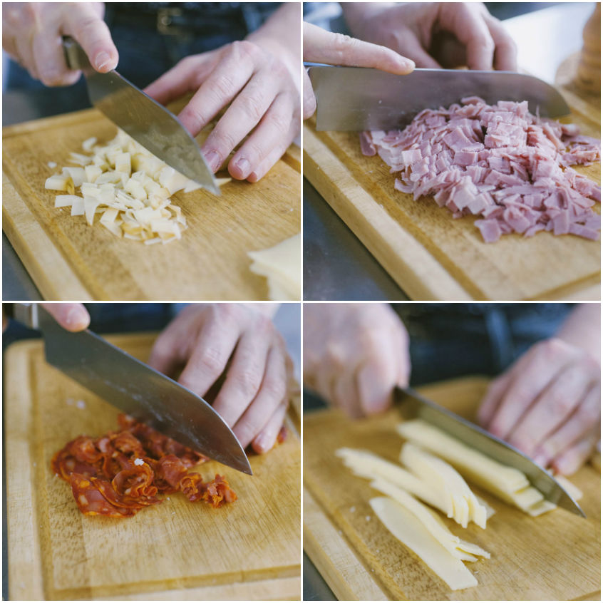 Focaccia ripiena pizzicata