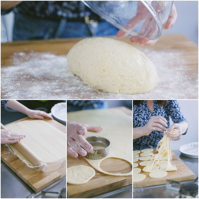 Focaccia ripiena pizzicata