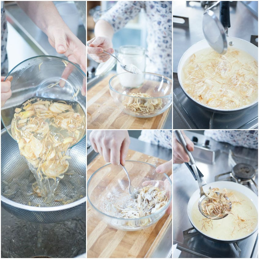 Vellutata di carciofi e porri