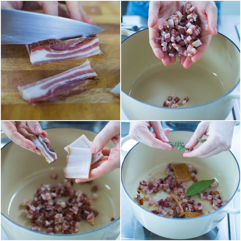 Minestra di orzo perlato