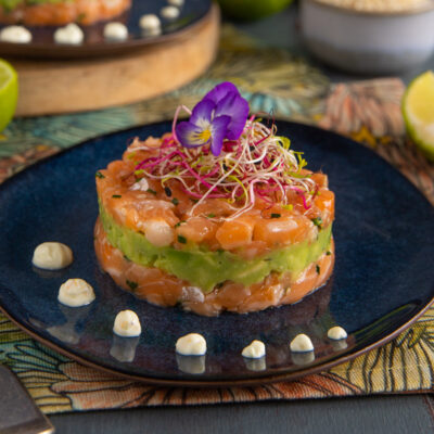 tartare di salmone e avocado