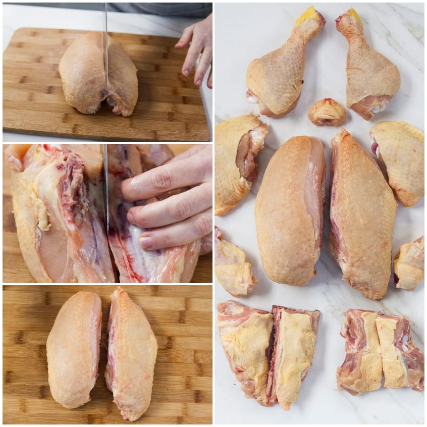 Come dividere il pollo