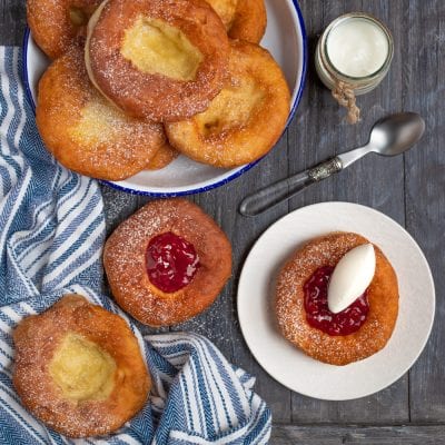 Frittelle con marmellata