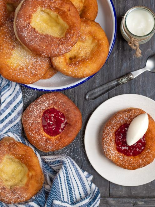 Frittelle con marmellata