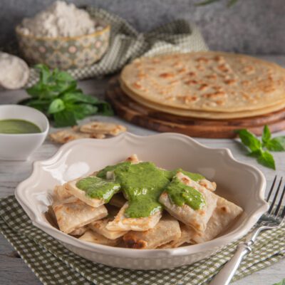 Testaroli al pesto