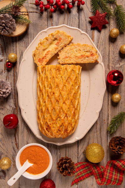 Polpettone di salmone delle feste Un secondo piatto raffinato ed elegante, perfetto per occasioni speciali e cene importanti.